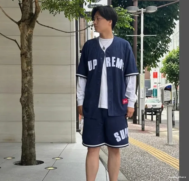short BASEBALL ULTRASUDE baseball MESH mesh JERSEY suede sleeved 24SS 0729